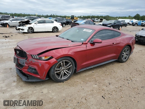 2016 Ford Mustang EcoBoost with VIN 1FA6P8TH2G5324317, listed as a Copart auction lot 50692565 with 102,507 mi miles and Salvage Title. Bid and sale history available at DreamBid. Image 1.