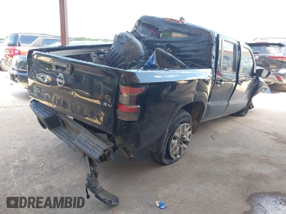 2022 Nissan Frontier SV with VIN 1N6ED1EJ8NN694882, listed as a IAAI auction lot 42382621 with Not provided miles and . Bid and sale history available at DreamBid. Image 4.