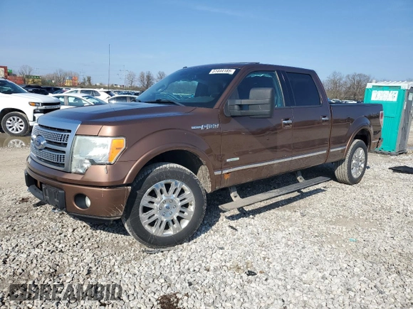 2011 Ford F-150 XLT with VIN 1FTFW1ET3BFB22224, listed as a Copart auction lot 51444185 with 186,968 mi miles and Salvage Title. Bid and sale history available at carsss.com. Image 1.