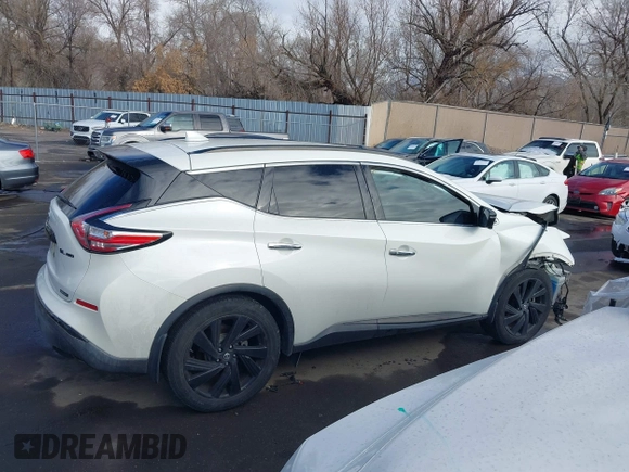 2018 Nissan Murano S with VIN 5N1AZ2MHXJN130616, listed as a IAAI auction lot 41119315 with 88,240 mi miles. Bid and sale history available at carsss.com. Image 13.
