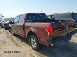2015 Ford F-150 XL with VIN 1FTEW1CP6FKD78887, listed as a IAAI auction lot 40587959 with 143,994 mi miles. Bid and sale history available at carsss.com. Image 3.