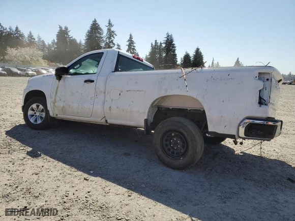 2022 Chevrolet Silverado 1500 LTD Work Truck with VIN 3GCNWAED0NG178354, listed as a Copart auction lot 53003255 with 21,068 mi miles and Clean Title. Bid and sale history available at carsss.com. Image 2.