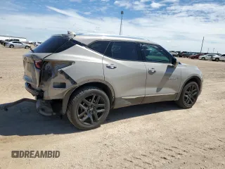 2022 Chevrolet Blazer Premier with VIN 3GNKBFRS9NS136225, listed as a Copart auction lot 69994144 with 37,371 mi miles and Salvage title. Bid and sale history available at DreamBid. Image 3.