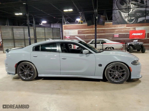 2022 Dodge Charger Scat Pack with VIN 2C3CDXGJXNH208998, listed as a Copart auction lot 45358455 with 26,742 mi miles and Clean Title. Bid and sale history available at carsss.com. Image 1.