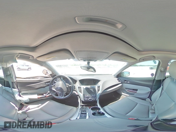 2017 Acura TLX V6 with VIN 19UUB2F30HA002931, listed as a Copart auction lot 56659055 with 110,209 mi miles and Salvage title. Bid and sale history available at DreamBid. Image 14.