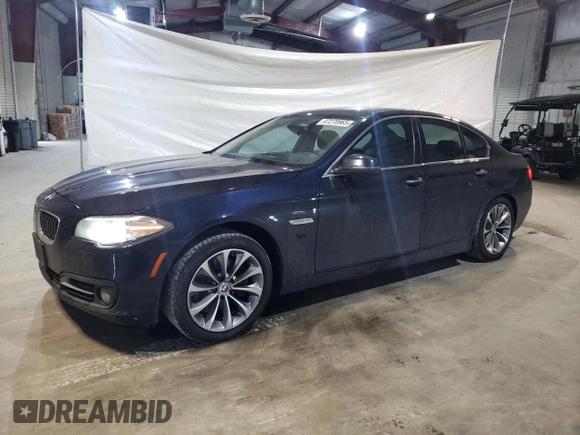 2016 BMW 5 Series 528i xDrive with VIN WBA5A7C53GG146538, listed as a Copart auction lot 47270965 with 132,930 mi miles and Salvage Title. Bid and sale history available at carsss.com. Image 1.
