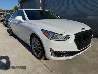 2019 Genesis G90 z VIN KMTF54JH1KU054539, wystawiony jako Copart lot #53653765 z przebiegiem 27 024 mil mil oraz Nie do naprawy. Historia ofert i sprzedaży dostępna na DreamBid. Obrazek 4.