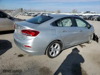 2019 Chevrolet Cruze Premier with VIN 1G1BF5SM1K7130313, listed as a Copart auction lot 86782624 with 38,494 mi miles and Salvage Title. Bid and sale history available at carsss.com. Image 3.