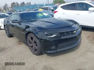 2014 Chevrolet Camaro LS with VIN 2G1FA1E37E9305730, listed as a IAAI auction lot 42028726 with 128,564 mi miles. Bid and sale history available at carsss.com. Image 1.