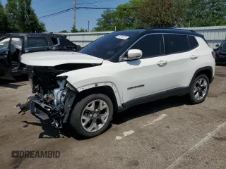2020 Jeep Compass Limited z VIN 3C4NJDCB7LT116942, wystawiony jako Copart lot #59010775 z przebiegiem 74 888 mil mil oraz Czysty tytuł • Clean title. Historia ofert i sprzedaży dostępna na DreamBid. Obrazek 1.