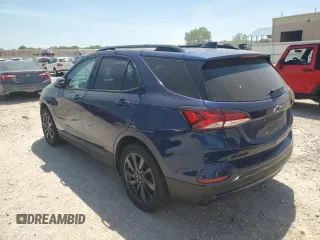 2023 Chevrolet Equinox RS with VIN 3GNAXWEG9PL102488, listed as a Copart auction lot 56200615 with 47,826 mi miles and Salvage title. Bid and sale history available at DreamBid. Image 2.