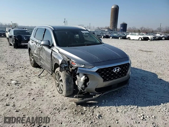 2019 Hyundai Santa Fe Limited with VIN 5NMS53AD3KH075579, listed as a Copart auction lot 46757675 with 78,551 mi miles and Salvage Title. Bid and sale history available at carsss.com. Image 12.