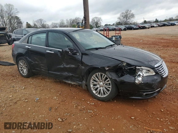 2013 Chrysler 200 Limited with VIN 1C3CCBCGXDN577883, listed as a Copart auction lot 50152295 with 171,860 mi miles and Salvage Title. Bid and sale history available at DreamBid. Image 4.