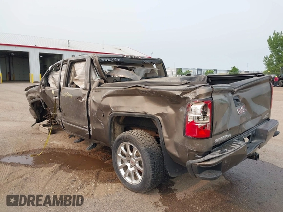 2015 GMC Sierra 1500 Denali z VIN 3GTU2WEJ6FG174160, wystawiony jako IAAI lot #40118246 z przebiegiem Nie podano mil oraz . Historia ofert i sprzedaży dostępna na DreamBid. Obrazek 3.