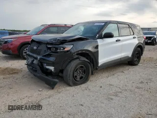 2021 Ford Police Interceptor Utility z VIN 1FM5K8AB9MGB99444, wystawiony jako Copart lot #54184865 z przebiegiem 77 604 mil mil oraz Szkody całkowita. Historia ofert i sprzedaży dostępna na DreamBid. Obrazek 1.