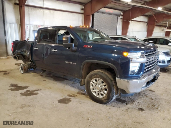 2021 Chevrolet Silverado 2500HD LTZ with VIN 1GC4YPEY7MF247486, listed as a Copart auction lot 49286795 with 26,702 mi miles and Salvage Title. Bid and sale history available at carsss.com. Image 4.