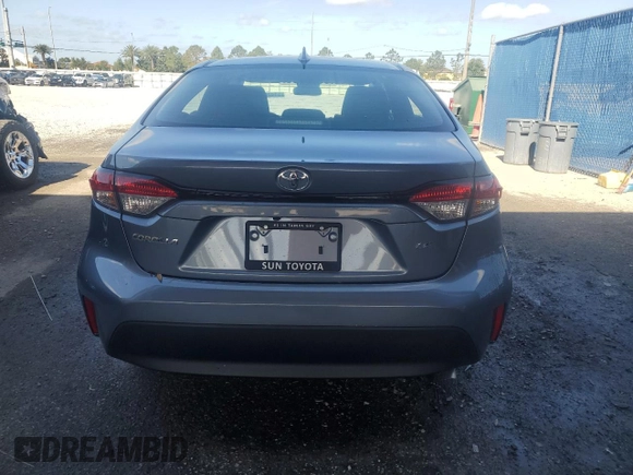 2024 Toyota Corolla LE with VIN 5YFB4MDE4RP087754, listed as a Copart auction lot 51478745 with 2,186 mi miles and Non Repairable. Bid and sale history available at carsss.com. Image 6.