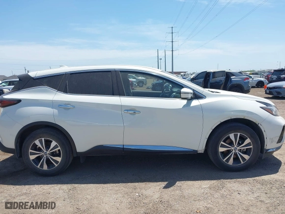 2020 Nissan Murano S with VIN 5N1AZ2AJ7LN140921, listed as a IAAI auction lot 41842483 with 51,457 mi miles. Bid and sale history available at carsss.com. Image 12.