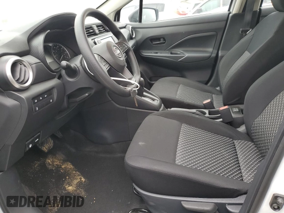 2024 Nissan Versa S with VIN 3N1CN8DV7RL915417, listed as a Copart auction lot 50008175 with 12,221 mi miles and Clean Title. Bid and sale history available at DreamBid. Image 7.