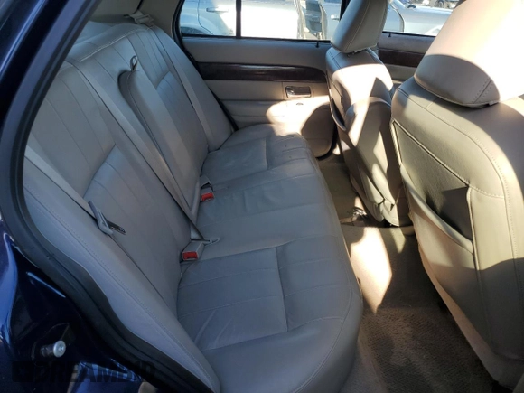 2006 Mercury Grand Marquis LS Premium with VIN 2MEFM75V76X627623, listed as a Copart auction lot 49158575 with 128,066 mi miles and Salvage Title. Bid and sale history available at DreamBid. Image 10.