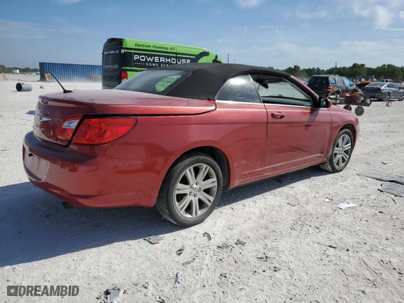 2010 Chrysler Sebring Touring with VIN 1C3BC5EDXAN122477, listed as a Copart auction lot 50874395 with 0 mi miles and Non Repairable. Bid and sale history available at carsss.com. Image 3.