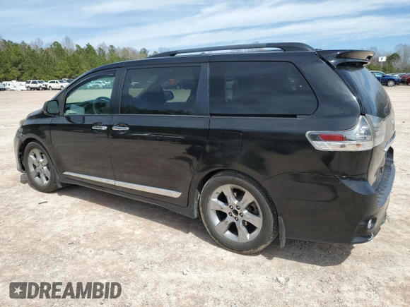 2014 Toyota Sienna SE with VIN 5TDXK3DC7ES440493, listed as a Copart auction lot 49778085 with 154,354 mi miles and Salvage Title. Bid and sale history available at DreamBid. Image 2.