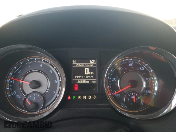2015 Chrysler Town & Country Touring with VIN 2C4RC1BG6FR695842, listed as a Copart auction lot 53514685 with 136,655 mi miles and Salvage Title. Bid and sale history available at DreamBid. Image 9.