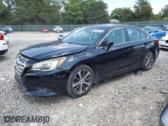 2016 Subaru Legacy Limited with VIN 4S3BNBN69G3035230, listed as a Copart auction lot 63239705 with 93,676 mi miles and Salvage title. Bid and sale history available at DreamBid. Image 1.