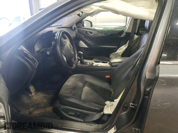 2017 Infiniti Q50 Premium with VIN JN1EV7AR6HM830034, listed as a Copart auction lot 50840515 with 80,067 mi miles and Non repairable. Bid and sale history available at DreamBid. Image 7.