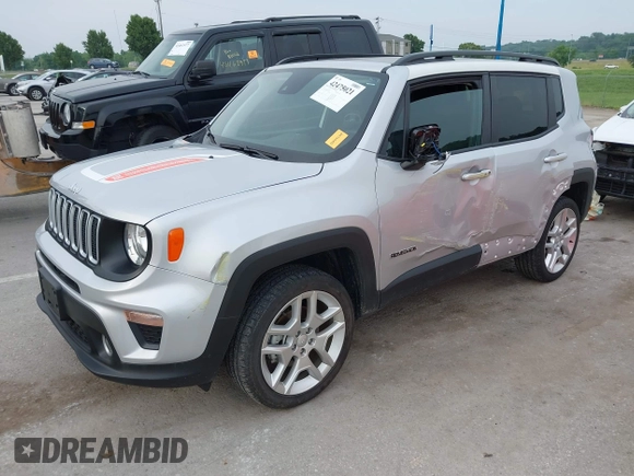 2021 Jeep Renegade 80th Anniversary with VIN ZACNJDBB3MPM57083, listed as a IAAI auction lot 42475021 with 10,080 mi miles and . Bid and sale history available at DreamBid. Image 19.