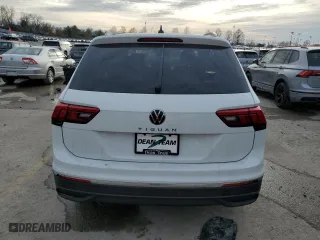 2024 Volkswagen Tiguan S with VIN 3VVRB7AX8RM189529, listed as a Copart auction lot 44741095 with 0 mi miles and Salvage Title. Bid and sale history available at carsss.com. Image 6.