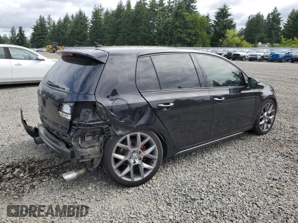 2013 Volkswagen GTI Driver's Edition с VIN WVWHV7AJ7DW126184, выставлен на аукционе Copart как лот 61781315 с пробегом 123 537 миль миль и Списание • Salvage title. История ставок и продаж доступна на DreamBid. Изображение 3.