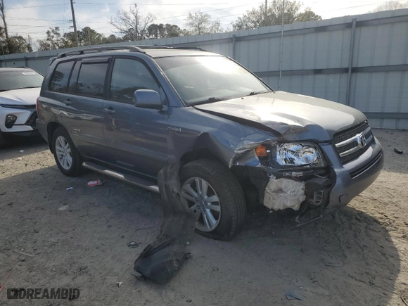 2007 Toyota Highlander Hybrid w/3rd Row with VIN JTEDW21A970019915, listed as a Copart auction lot 49183305 with 132,405 mi miles and Salvage Title. Bid and sale history available at carsss.com. Image 4.