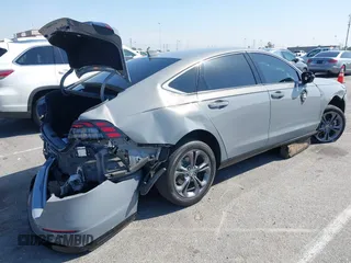 2024 Honda Accord EX-L with VIN 1HGCY2F63RA022208, listed as a IAAI auction lot 41990361 with 56,296 mi miles and . Bid and sale history available at DreamBid. Image 4.