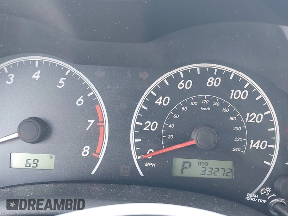 2012 Toyota Corolla L with VIN 5YFBU4EE6CP069665, listed as a IAAI auction lot 41916146 with 33,272 mi miles and . Bid and sale history available at DreamBid. Image 14.