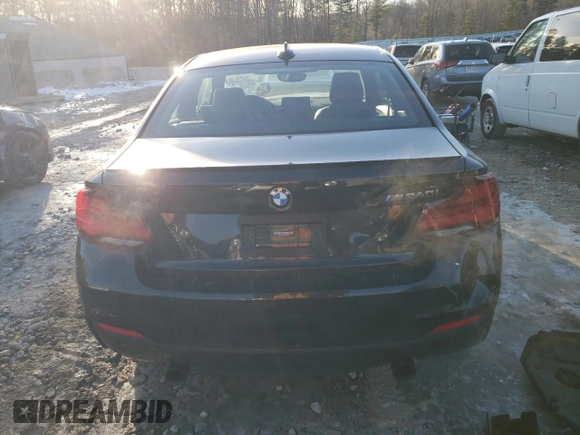 2021 BMW 2 Series M240i xDrive with VIN WBA2J7C00M7J48976, listed as a Copart auction lot 43737345 with 17,573 mi miles and Salvage Title. Bid and sale history available at carsss.com. Image 6.