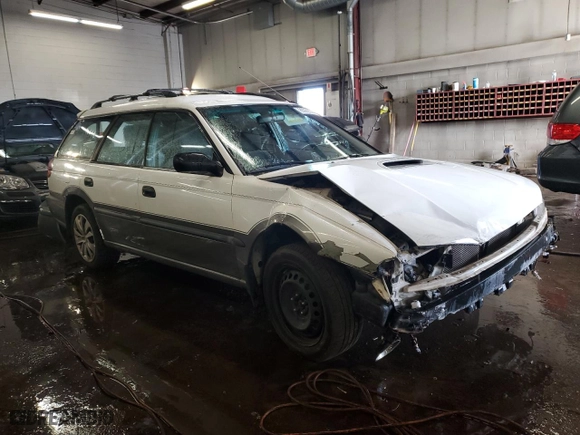 1999 Subaru Legacy Wagon Outback with VIN 4S3BG6853X7651034, listed as a Copart auction lot 85968574 with 201,205 mi miles and Salvage Title. Bid and sale history available at carsss.com. Image 4.