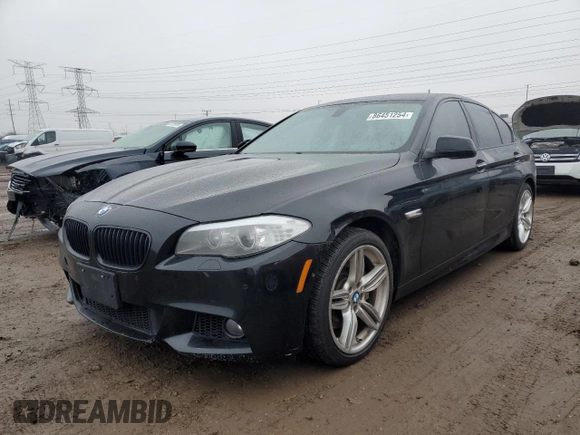 2013 BMW 5 Series 550i xDrive with VIN WBAFU9C50DDY72152, listed as a Copart auction lot 86451254 with 131,319 mi miles and Clean Title. Bid and sale history available at carsss.com. Image 1.
