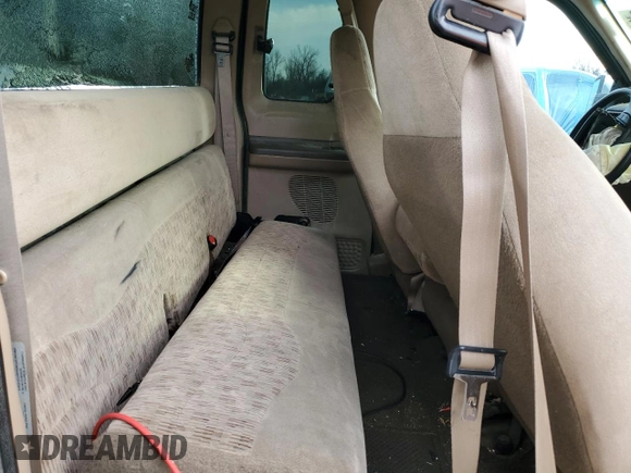 1999 Ford F-250 XL with VIN 1FTNX21F1XEC66642, listed as a Copart auction lot 43719795 with 243,637 mi miles and Salvage title. Bid and sale history available at DreamBid. Image 11.