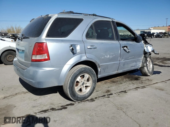 2004 Kia Sorento LX with VIN KNDJC733145263620, listed as a Copart auction lot 85206494 with 155,318 mi miles and Salvage Title. Bid and sale history available at carsss.com. Image 3.
