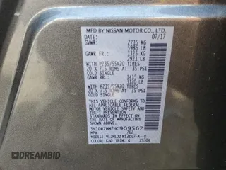 2017 Nissan Pathfinder S with VIN 5N1DR2MM7HC909567, listed as a Copart auction lot 52979015 with 138,799 mi miles and Clean Title. Bid and sale history available at carsss.com. Image 13.