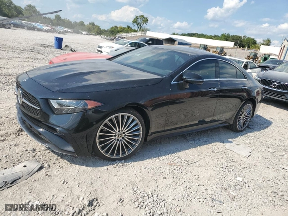 2023 Mercedes-Benz CLS with VIN W1K2J5KB8PA120656, listed as a Copart auction lot 67143664 with 9,413 mi miles and Salvage Title. Bid and sale history available at carsss.com. Image 1.