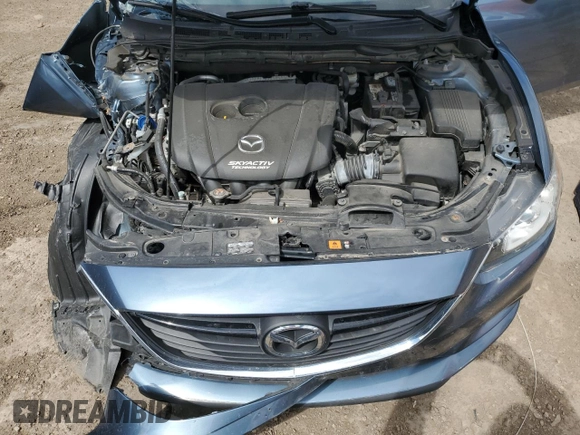 2015 Mazda 6 i Sport with VIN JM1GJ1U64F1163382, listed as a Copart auction lot 53110995 with 90,326 mi miles and Salvage Title. Bid and sale history available at DreamBid. Image 11.