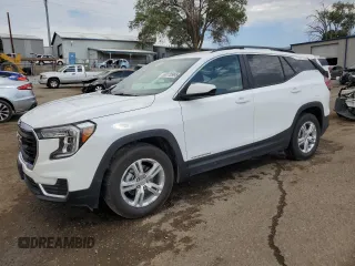 2024 GMC Terrain SLE with VIN 3GKALMEG5RL330830, listed as a Copart auction lot 60170995 with 8,395 mi miles and Salvage title. Bid and sale history available at DreamBid. Image 1.