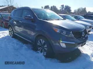 2013 Kia Sportage SX with VIN KNDPCCA69D7365073, listed as a IAAI auction lot 41451663 with 67,437 mi miles and . Bid and sale history available at carsss.com. Image 1.