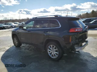 2016 Jeep Cherokee Limited with VIN 1C4PJMDB6GW335155, listed as a Copart auction lot 43545485 with 113,296 mi miles and Salvage title. Bid and sale history available at DreamBid. Image 2.