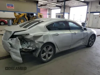 2012 Acura TL Tech Auto with VIN 19UUA9F5XCA004286, listed as a Copart auction lot 52723415 with 164,498 mi miles and Salvage Title. Bid and sale history available at carsss.com. Image 3.