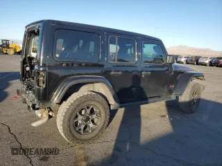 2021 Jeep Wrangler Unlimited Rubicon with VIN 1C4HJXFN4MW517400, listed as a Copart auction lot 44439525 with 31,874 mi miles and Salvage Title. Bid and sale history available at DreamBid. Image 3.