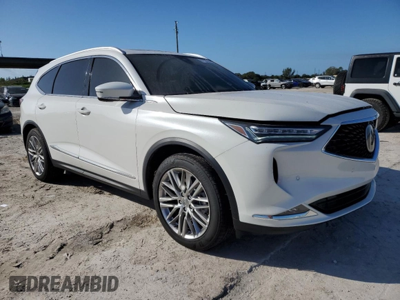 2024 Acura MDX Advance with VIN 5J8YE1H89RL000113, listed as a Copart auction lot 87325524 with 11,533 mi miles and Salvage title. Bid and sale history available at DreamBid. Image 4.