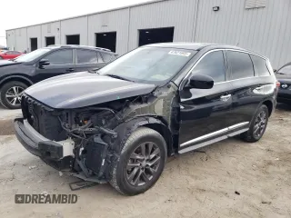 2013 Infiniti JX35 with VIN 5N1AL0MN0DC325393, listed as a Copart auction lot 47621695 with 228,929 mi miles and Salvage Title. Bid and sale history available at carsss.com. Image 1.